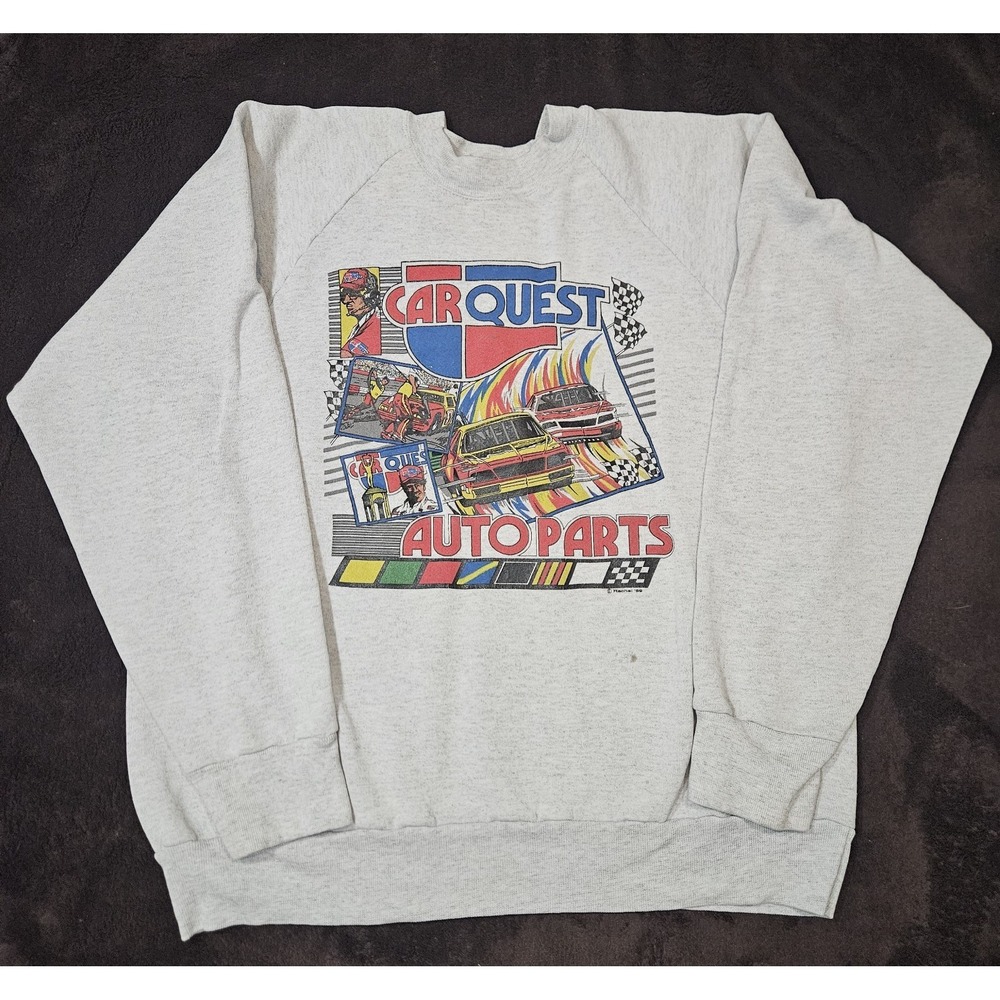 Vintage Carquest Auto Parts Crewneck Sweatshirt Size XL Fits Like a Large